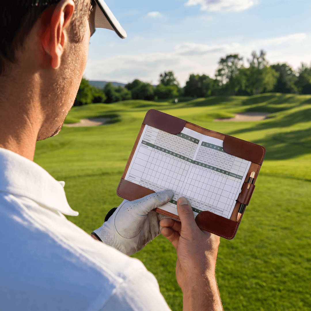 TruePutts Leather Scorecard Holder